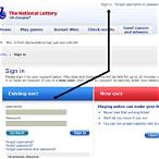 national lottery online account